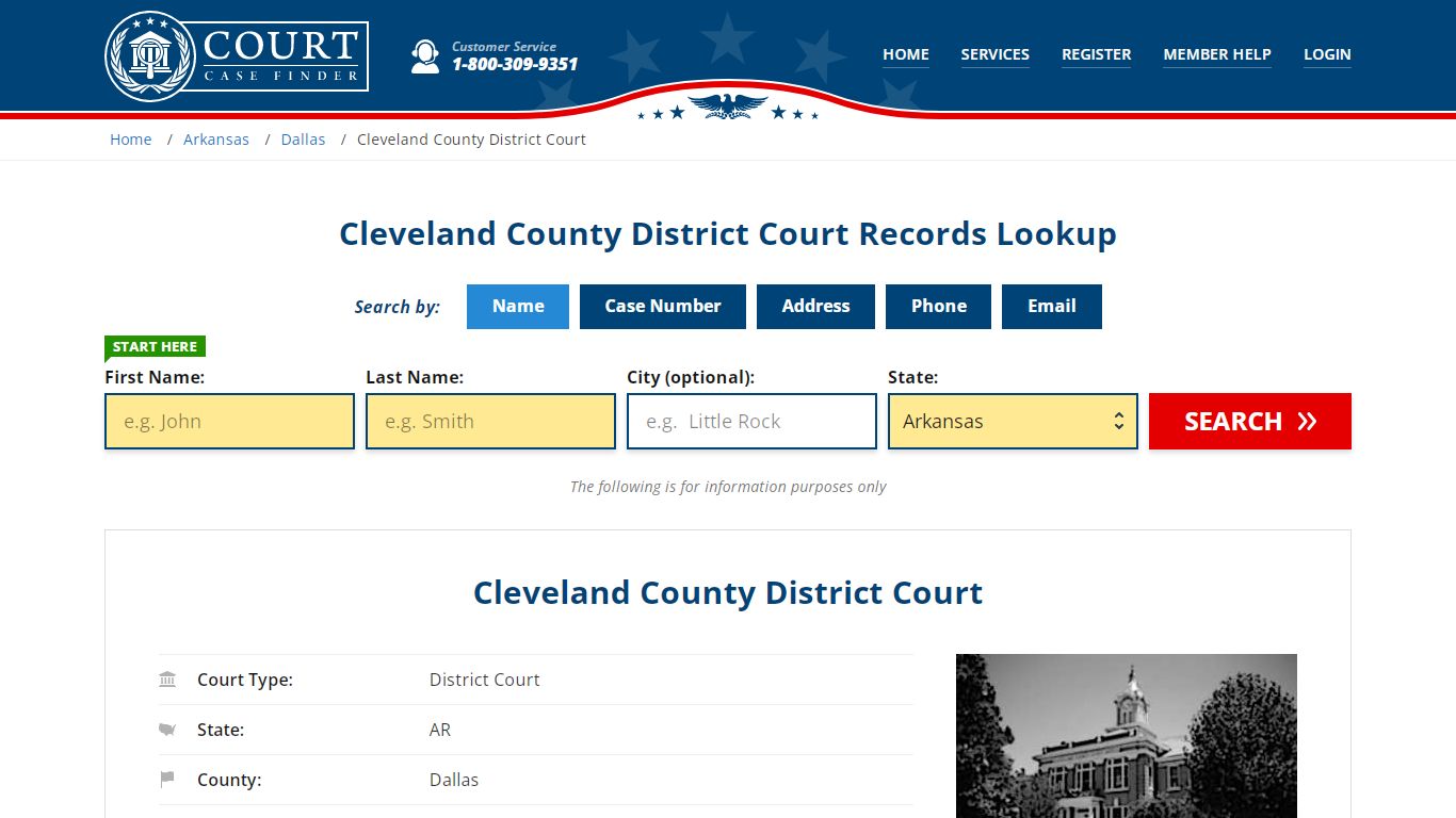 Cleveland County District Court Records Lookup